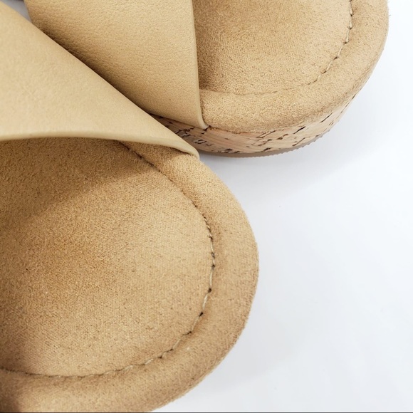 Beige Platform Sandal - Picture 6 of 6